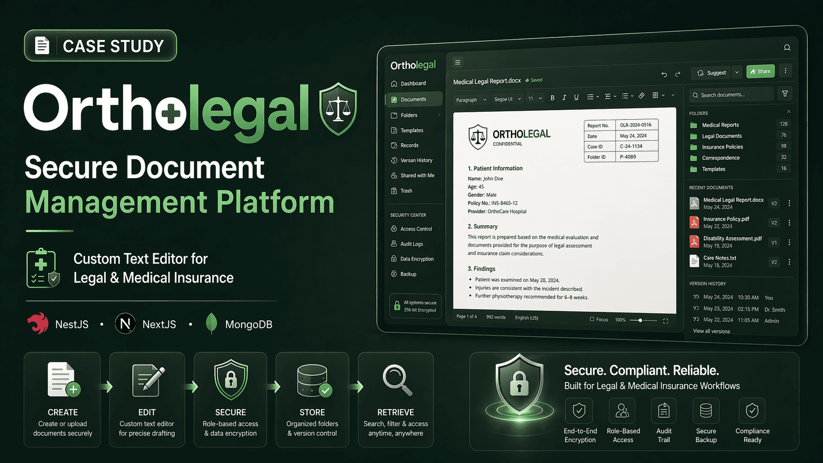 Enterprise-Grade Document Management Platform — screenshot 2
