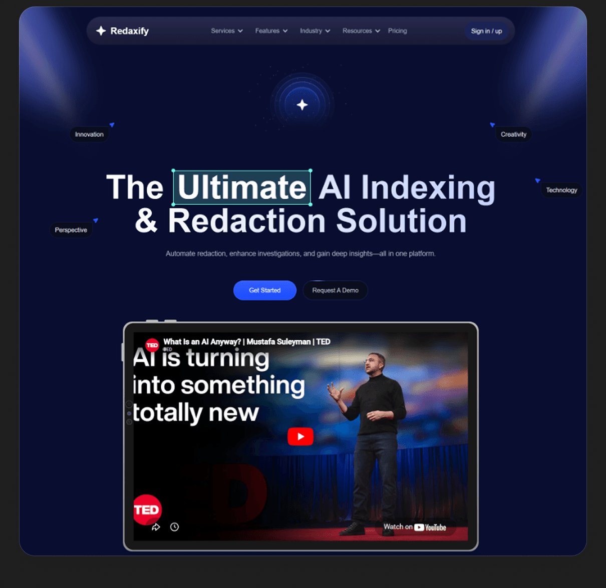 Redaxify dashboard preview